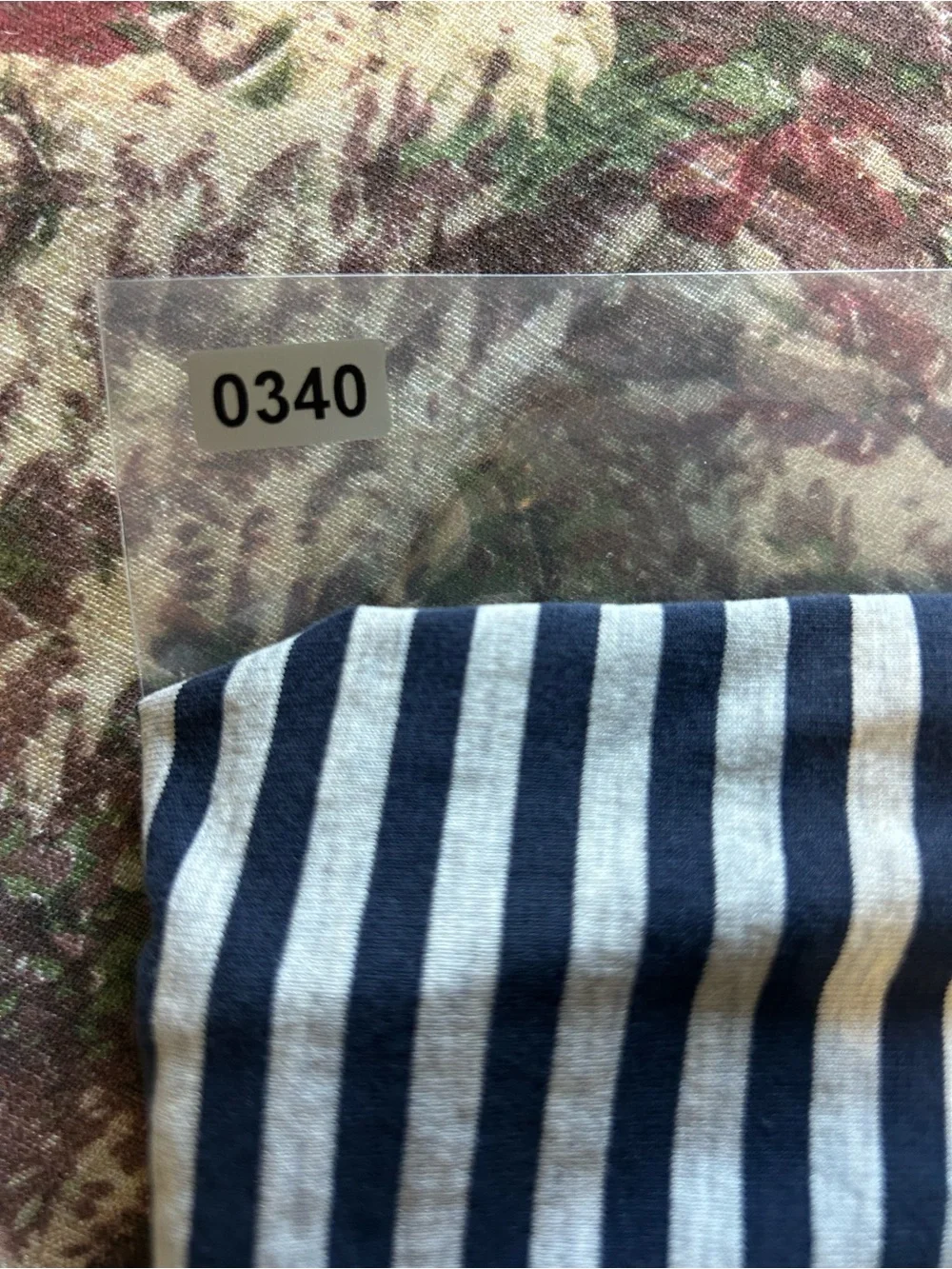 Ralph Lauren Navy and White Striped Polo Shirt